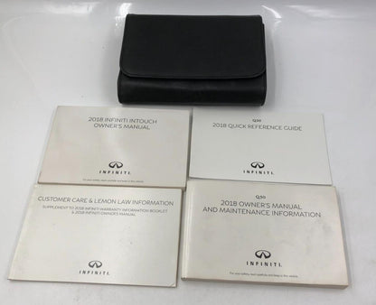 2018 Infiniti Q50 Owners Manual Handbook Set with Case OEM A04B13037