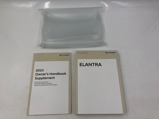 2023 Hyundai Elantra Owners Manual Handbook Set OEM A04B13038