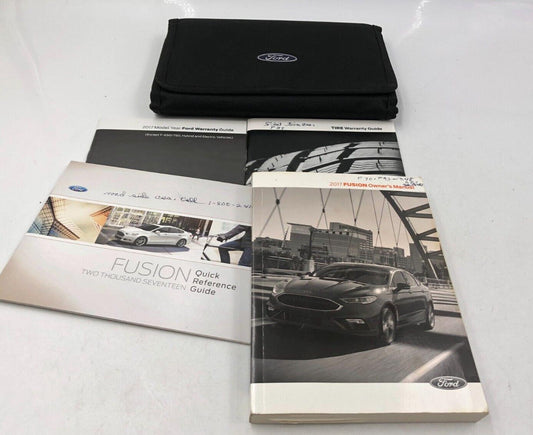 2017 Ford Fusion Owners Manual Handbook Set with Case OEM A04B02045