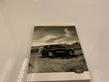 2020 Ford Escape Owners Manual Handbook Set with Case OEM B02B17039