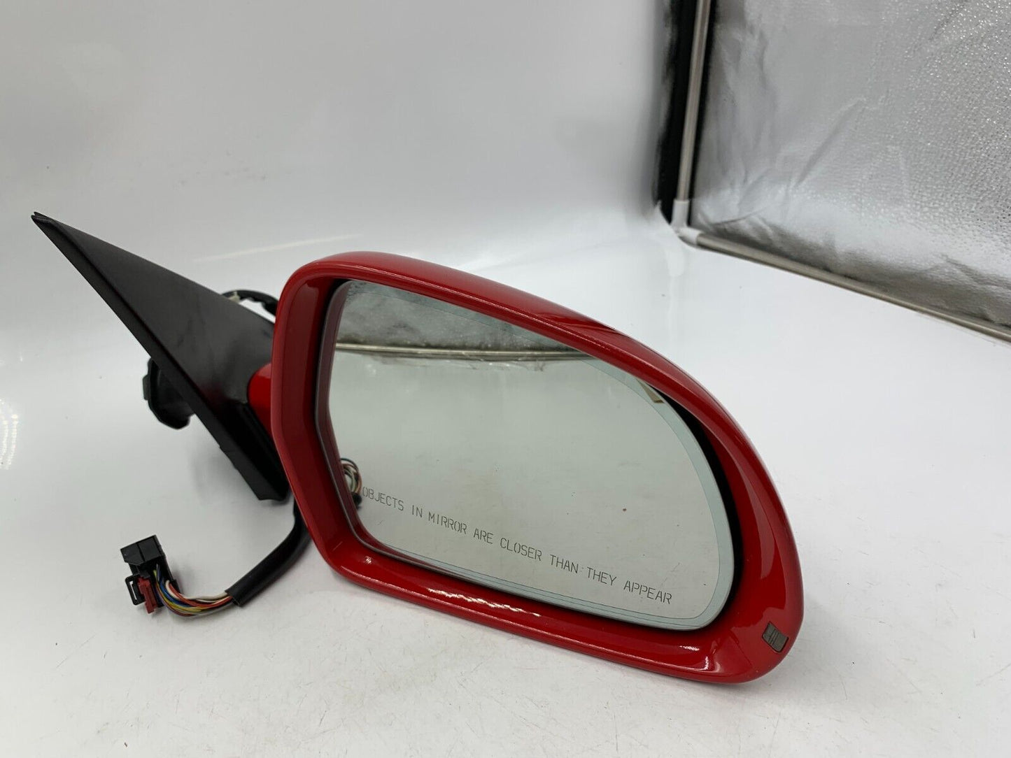 2009 Audi A4 Passenger Side View Power Door Mirror Red OEM D04B51041