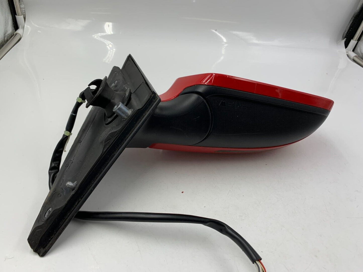 2009 Audi A4 Passenger Side View Power Door Mirror Red OEM D04B51041