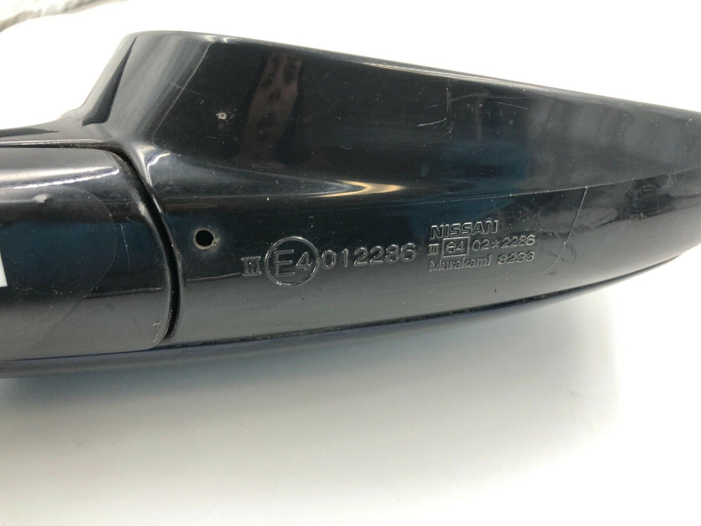 2005-2007 Nissan Murano Passenger Side View Power Door Mirror Blue OEM B08001