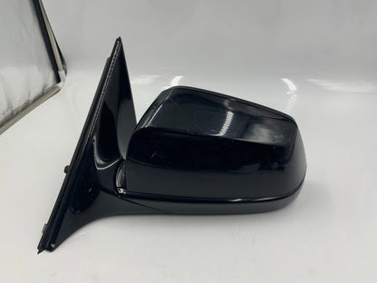 2010-2012 BMW 5 Series Driver Side Power Door Mirror Black OEM BSA E02B46020