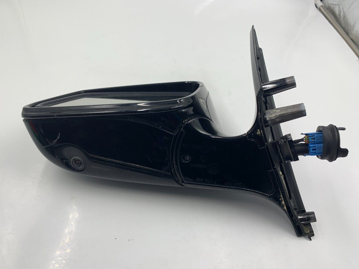 2010-2012 BMW 5 Series Driver Side Power Door Mirror Black OEM BSA E02B46020