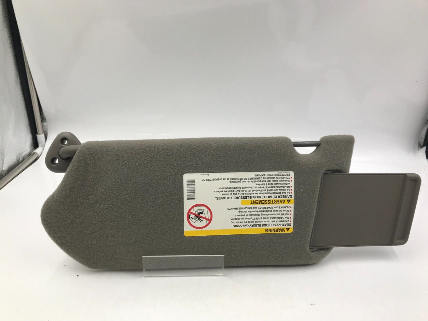 2000-2005 Chevrolet Impala Passenger Sun Visor Sunvisor Gray J03B28004