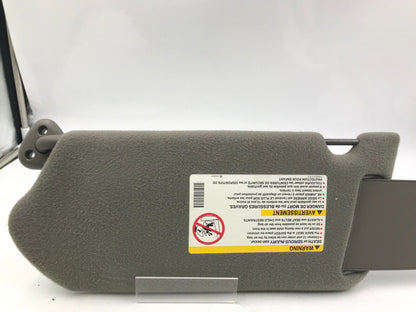 2000-2005 Chevrolet Impala Passenger Sun Visor Sunvisor Gray J03B28004