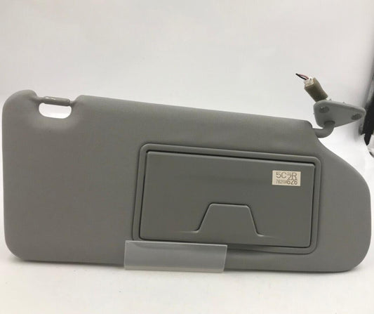 2012-2012 Mitsubishi Outlander Passenger Sun Visor Sunvisor Gray OEM G01B43061