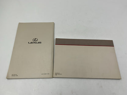 2000 Lexus ES300 Owners Manual Handbook Set with Case OEM D04B24043