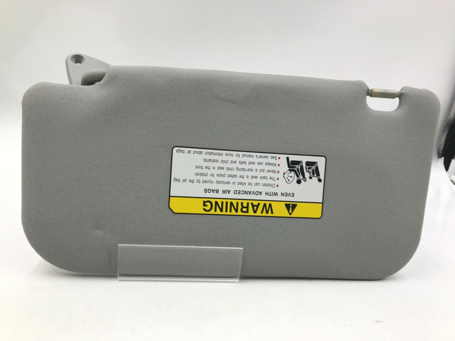 2010 Mitsubishi Lancer Passenger Sun Visor Sunvisor Gray OEM J03B28003