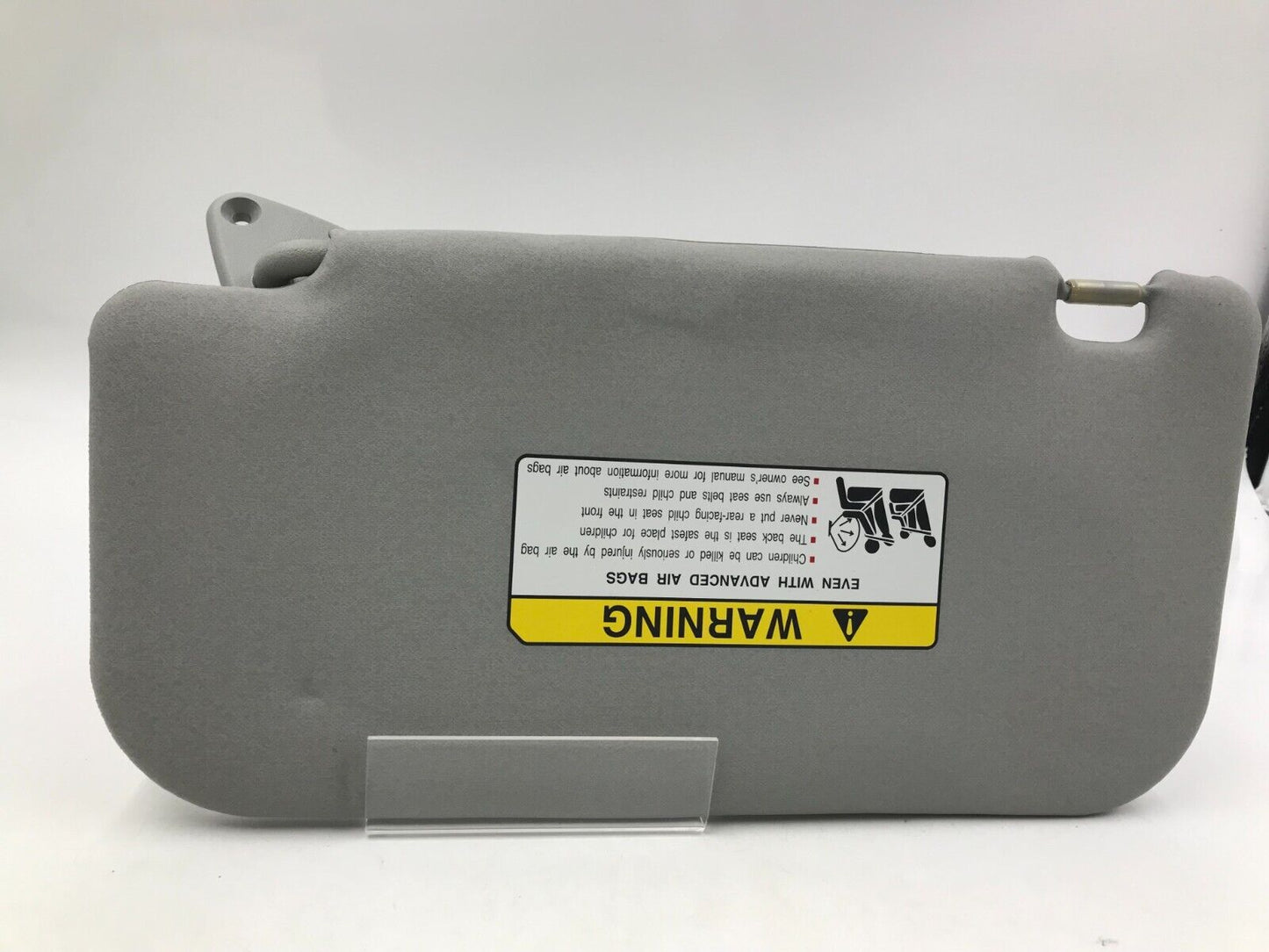 2010 Mitsubishi Lancer Passenger Sun Visor Sunvisor Gray OEM J03B28003