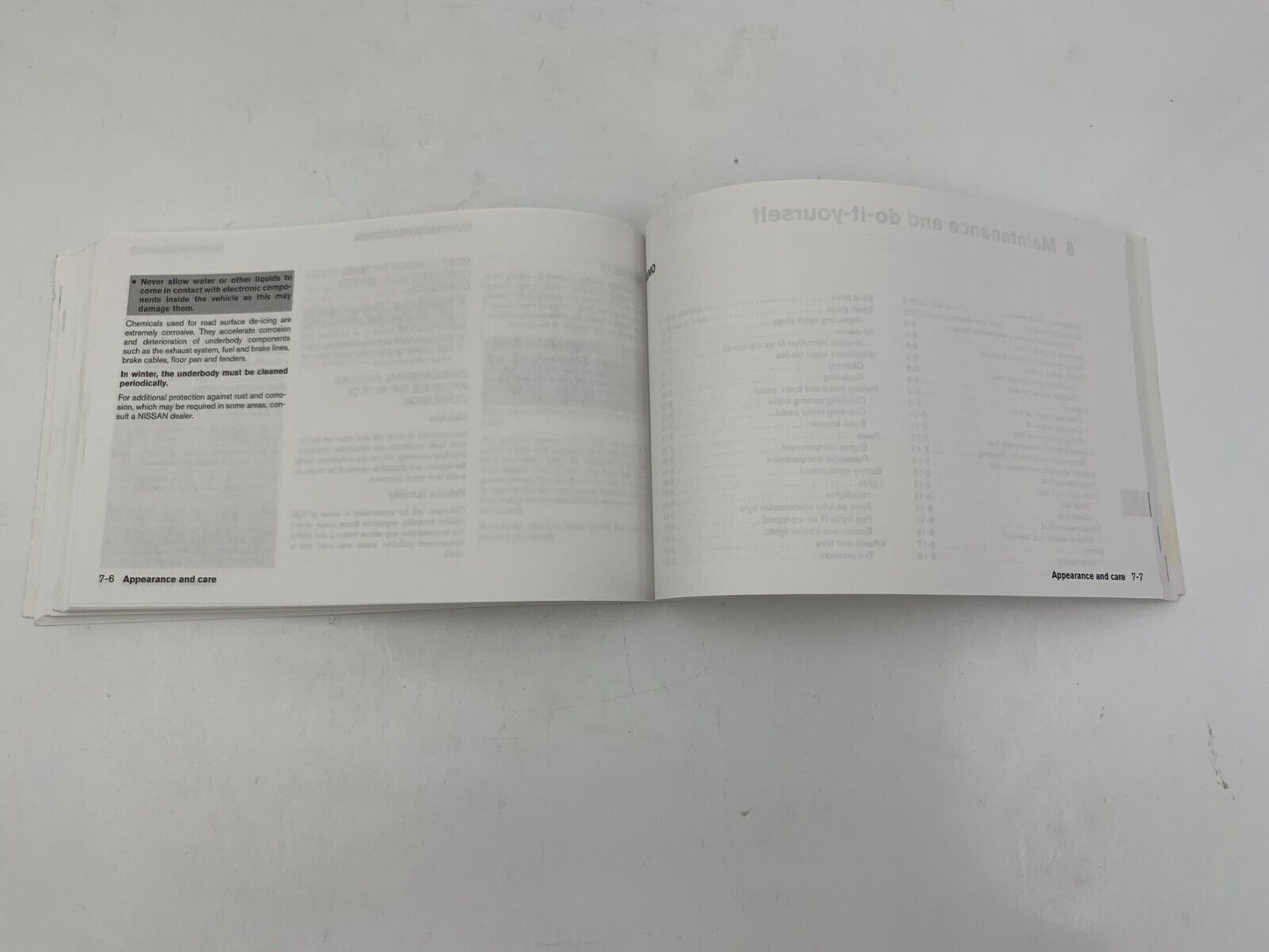 2005 Nissan Altima Owners Manual Handbook OEM C04B32029