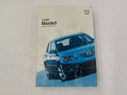 2006 Mazda 3 Owners Manual Handbook English + Spanish OEM E04B31023