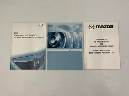 2006 Mazda 6 Owners Manual Handbook Set with Case OEM F04B12034