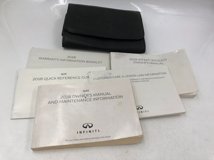 2018 Infiniti Q50 Owners Manual Handbook Set with Case OEM B01B30031