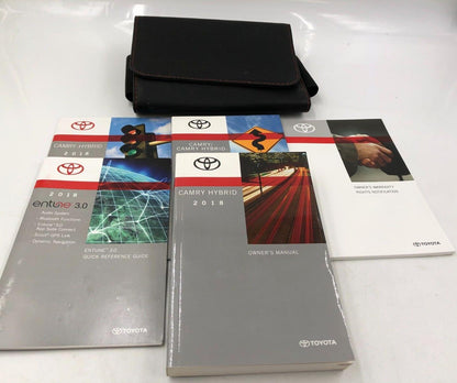 2018 Toyota Camry Hybrid Owners Manual Set OEM C03B33053