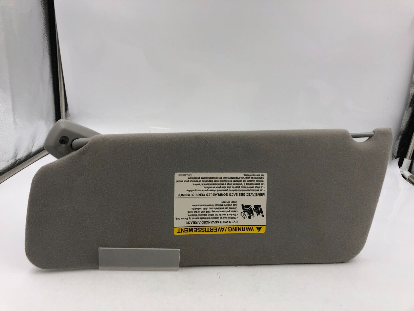 2004-2008 Ford F150 Passenger Sun Visor Sunvisor Gray OEM A01B54025