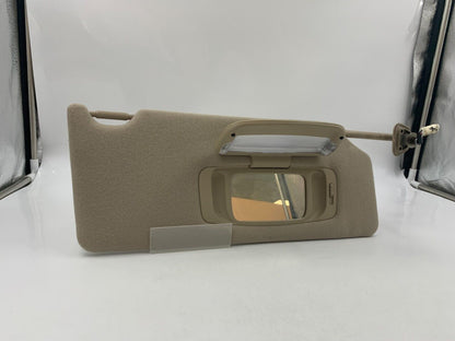 2005-2012 Toyota Avalon Passenger Sunvisor Tan Illuminated OEM B03B22027