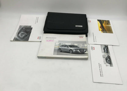 2009 Audi A4 Sedan Owners Manual Set with Case OEM K02B03004