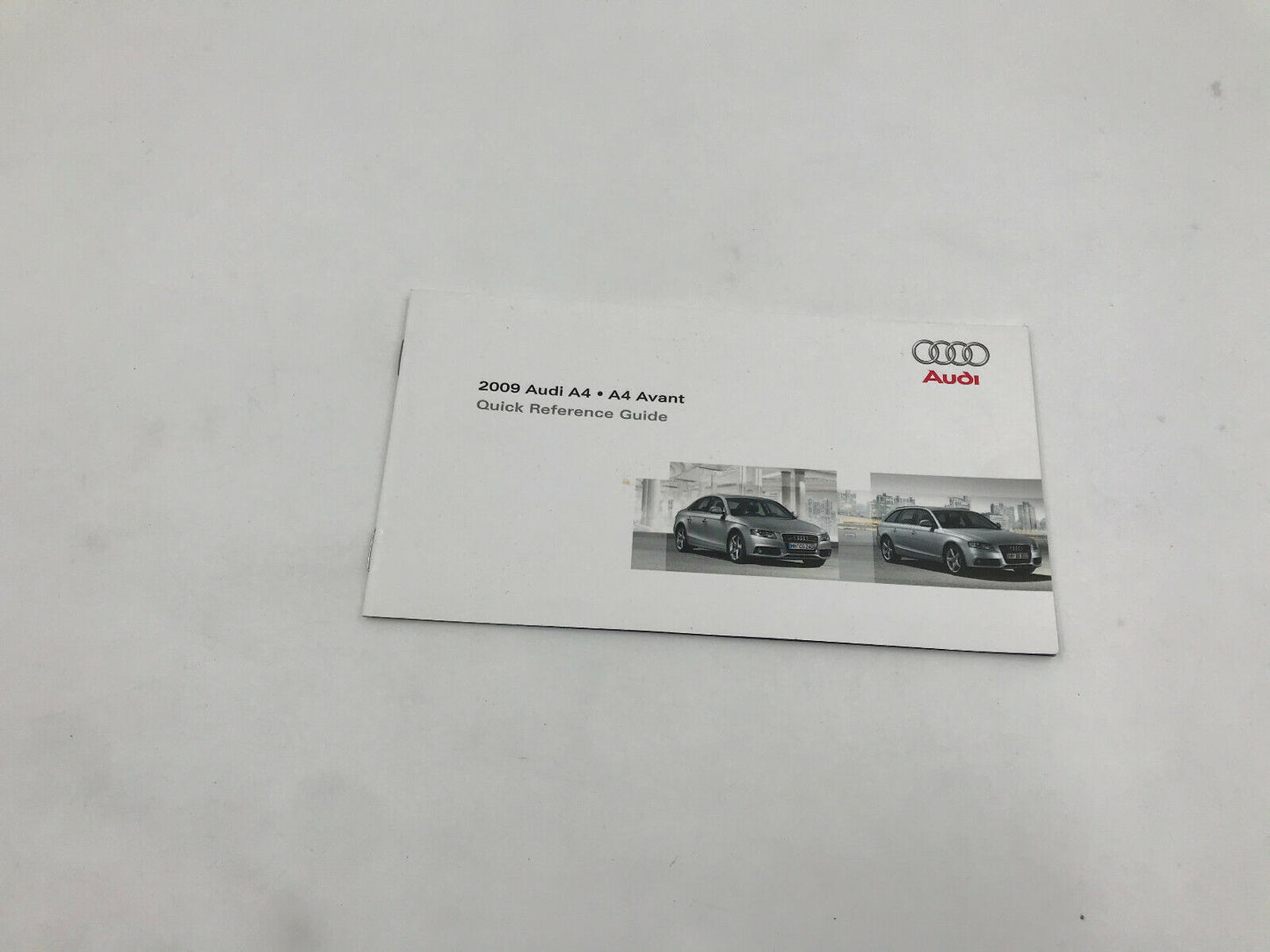 2009 Audi A4 Sedan Owners Manual Set with Case OEM K02B03004