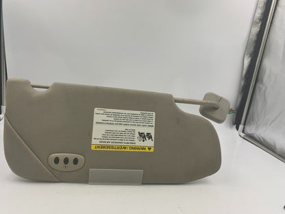 2010-2012 Lincoln MKT Driver Sun Visor Sunvisor Gray Illuminated OEM G02B30058