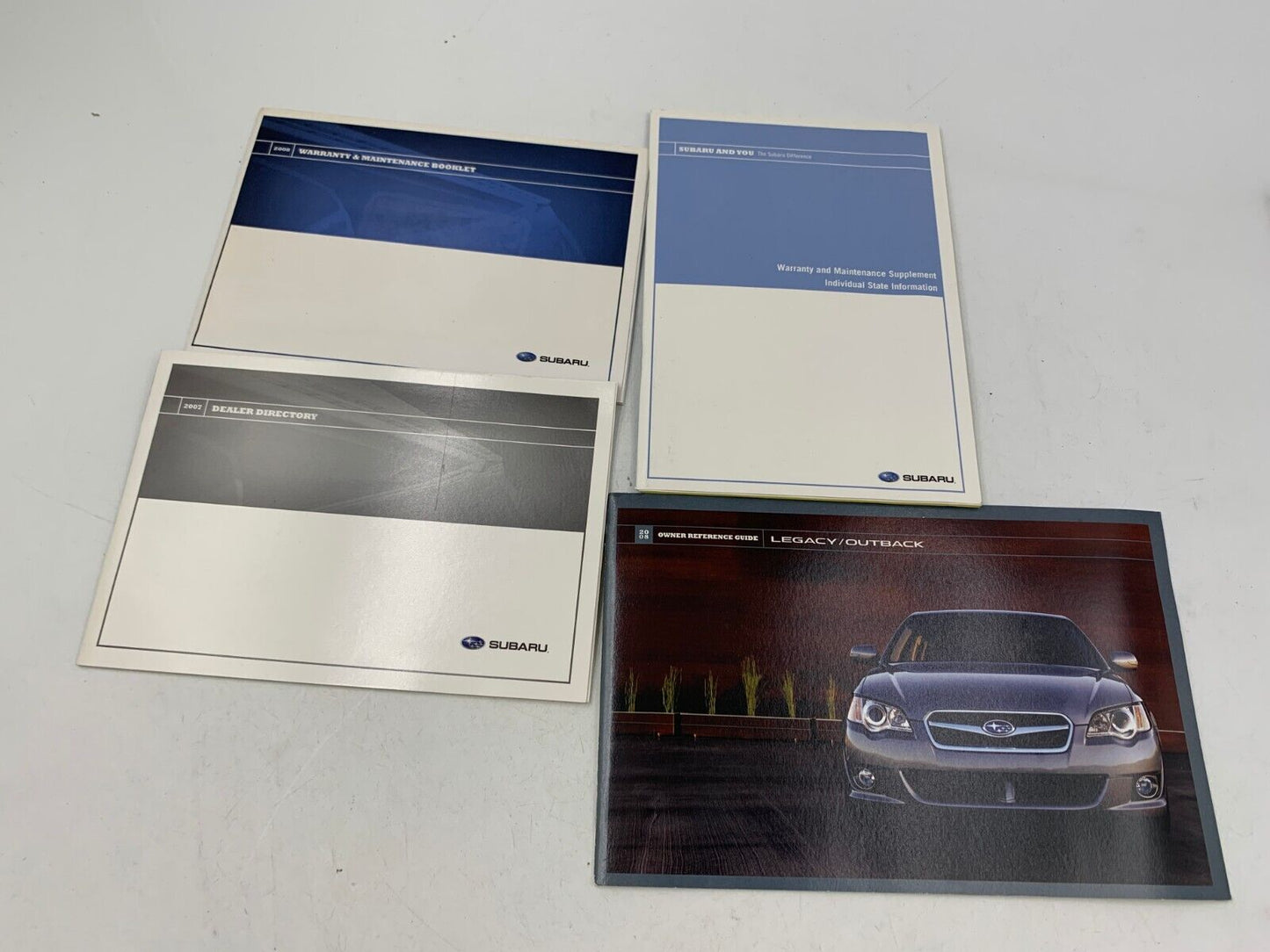 2008 Subaru Legacy Owners Manual Handbook Set with Case OEM E03B07021