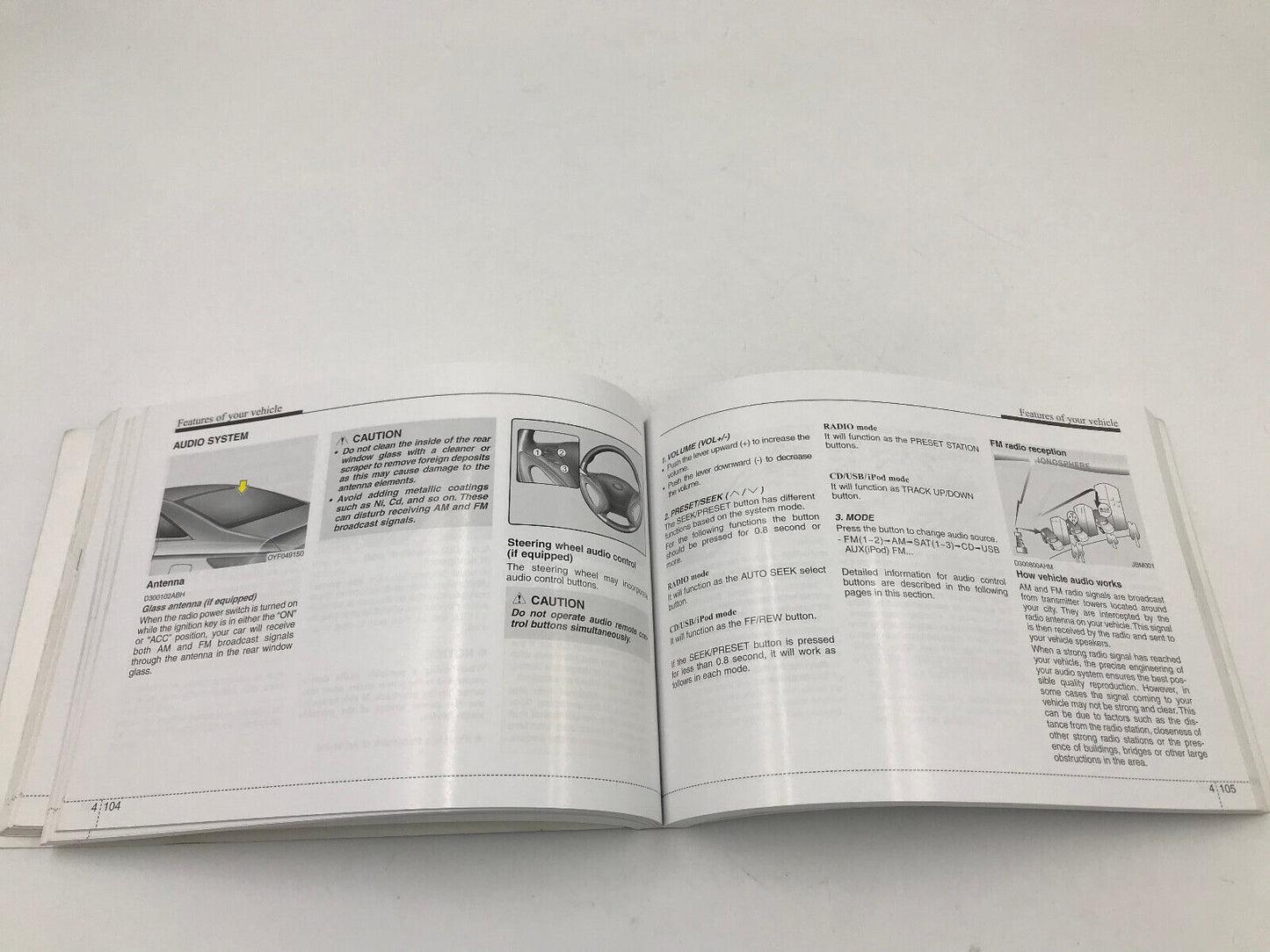 2011 Hyundai Sonata Owners Manual Handbook OEM F04B28003