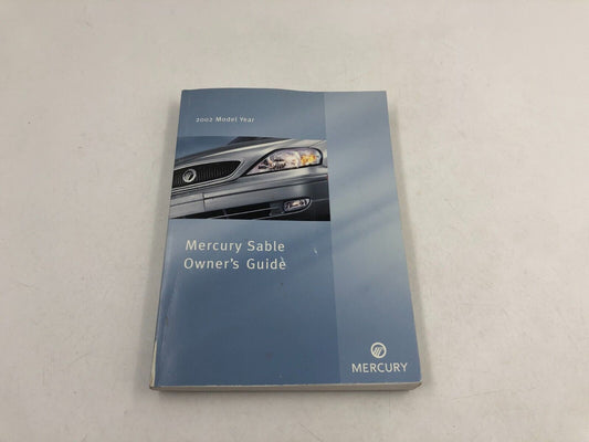 2002 Mercury Sable Owners Manual Handbook OEM A03B19071