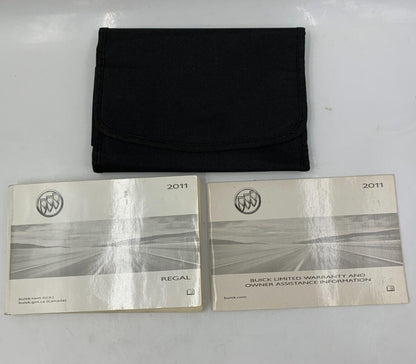 2011 Buick Regal Owners Manual Handbook Set with Case OEM B03B17047