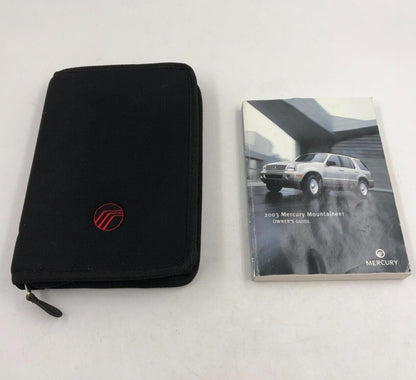 2003 Mercury Mountaineer Owners Manual Handbook with Case OEM A03B19073