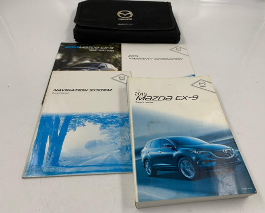 2013 Mazda CX-9 Owners Manual Handbook Set with Case OEM J02B18055