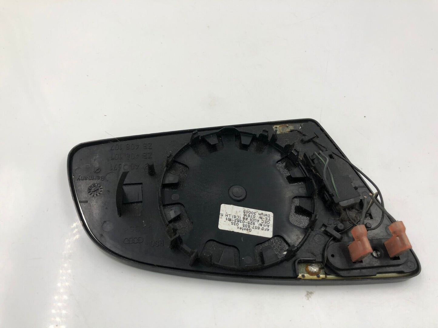 2002-2008 Audi A4 Driver Side Power Door Mirror Glass Only OEM G01B56018