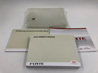 2018 Kia Forte Owners Manual Handbook Set OEM E02B12042