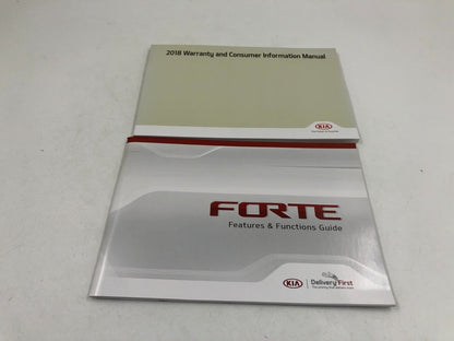 2018 Kia Forte Owners Manual Handbook Set OEM E02B12042