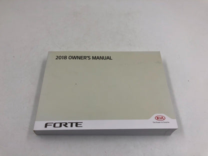 2018 Kia Forte Owners Manual Handbook Set OEM E02B12042