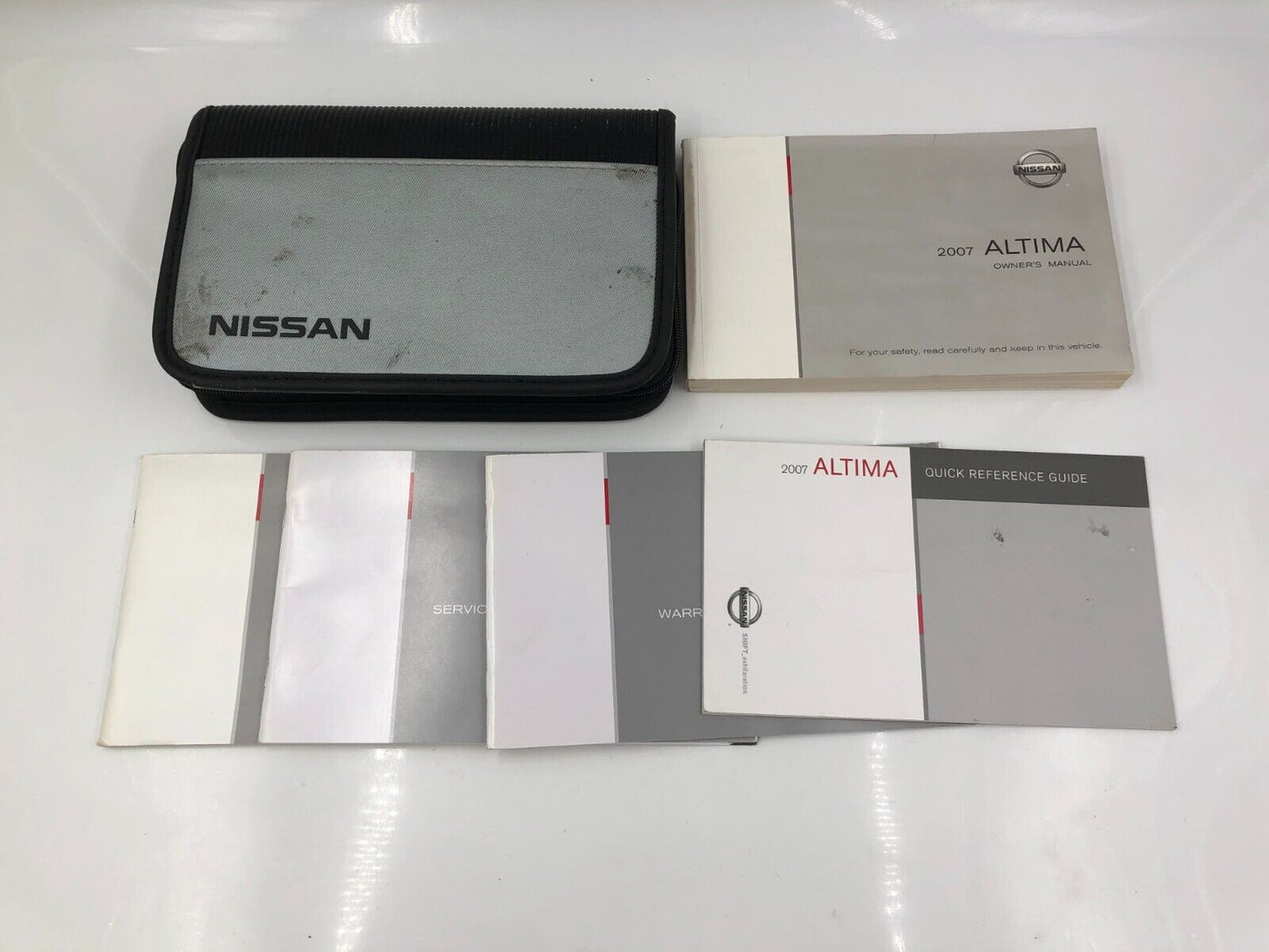 2007 Nissan Altima Owners Manual Handbook Set OEM A01B37025