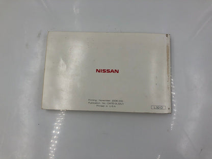 2007 Nissan Altima Owners Manual Handbook Set OEM A01B37025