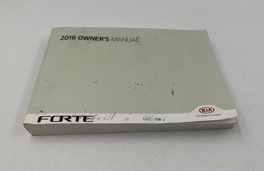 2016 Kia Forte Owners Manual Hanbook OEM C04B38045