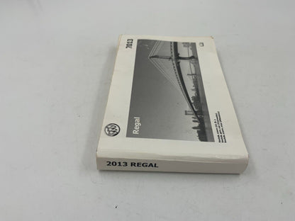 2013 Buick Regal Owners Manual OEM C03B26026