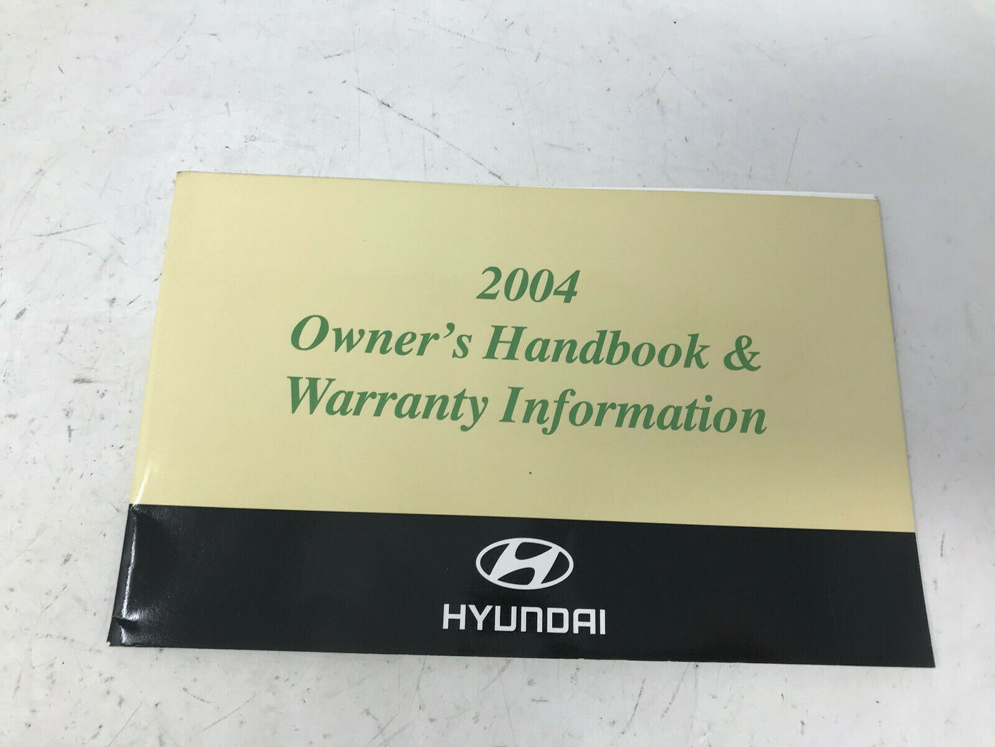 2004 Hyundai Sonata Owners Manual Handbook Set with Case OEM B02B06020