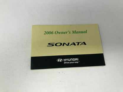 2006 Hyundai Sonata Owners Manual Case Handbook OEM C02B33023