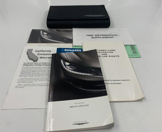 2015 Chrysler 300 Owners Manual Handbook Set with Case OEM B01B40034