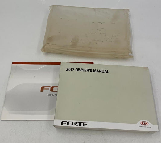 2017 Kia Forte Owners Manual Handbook Set with Case OEM C01B39052