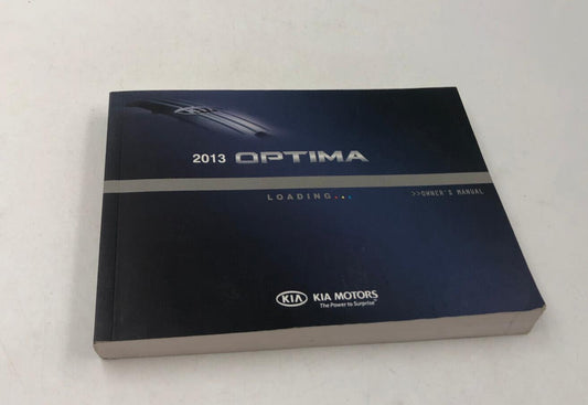 2013 Kia Optima Owners Manual Set OEM H01B18055