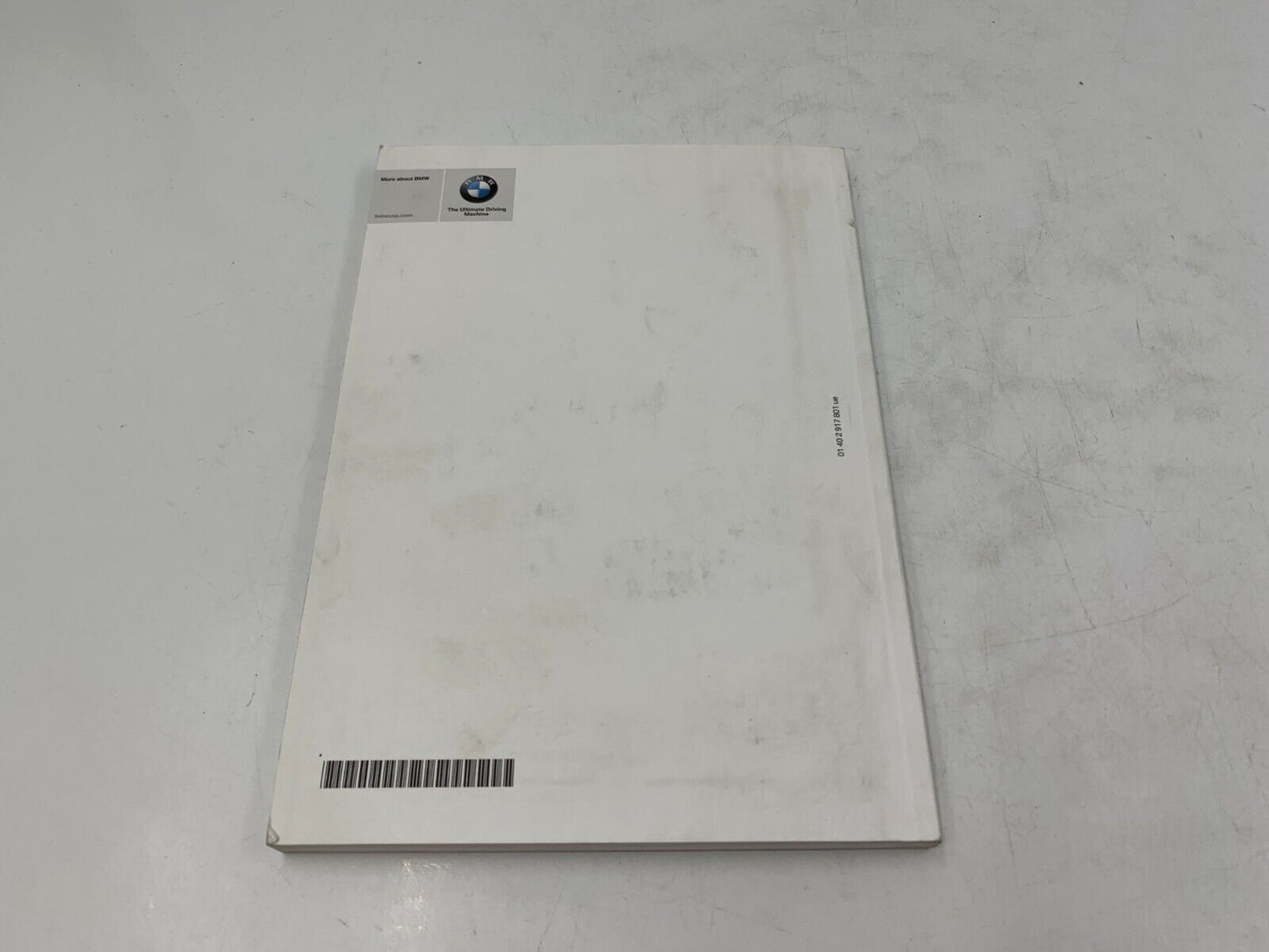 2012 BMW 3 Series Owners Manual Handbook OEM J01B36016