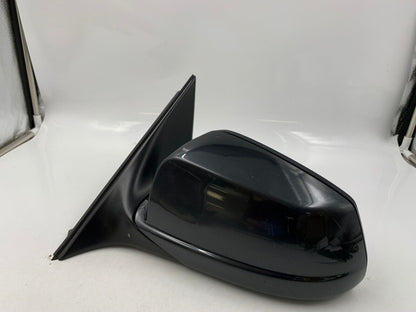 2011-2012 BMW 528i Driver Side View Power Door Mirror Black OEM G03B13052