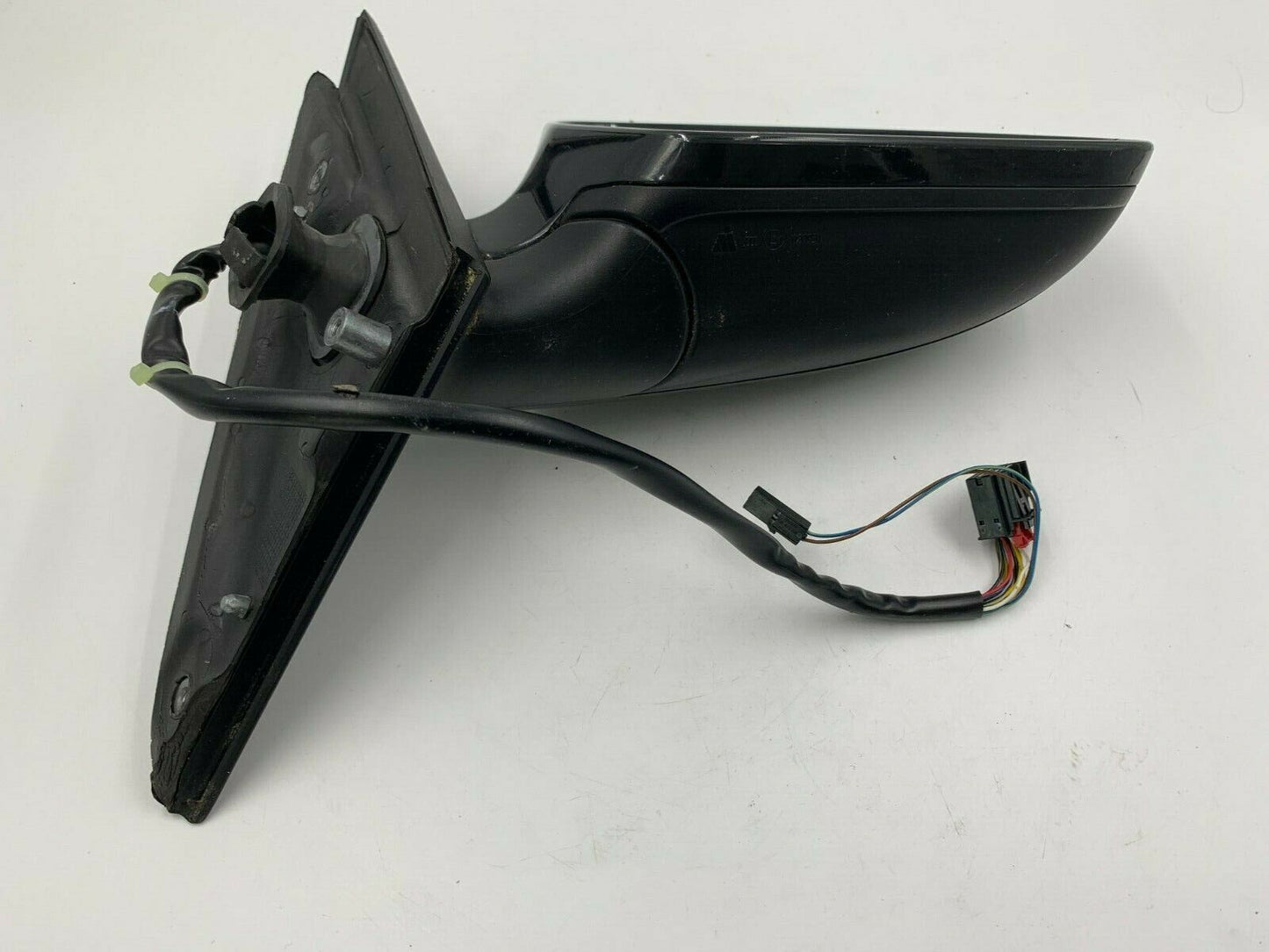 2009 Audi A4 Passenger Side View Power Door Mirror Black OEM B25002