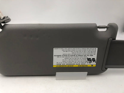 2006-2009 Toyota Rav4 Passenger Sun Visor Sunvisor Gray Illuminated A04B28036