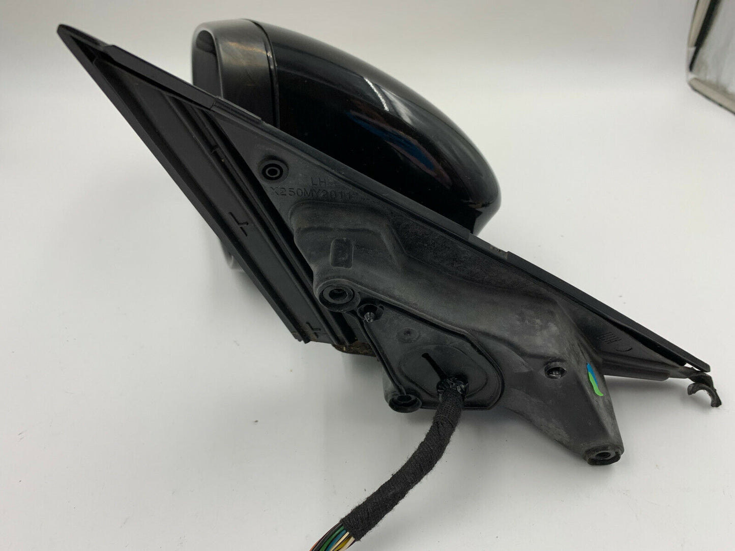 2010-2015 Jaguar XF Driver Side View Power Door Mirror Black OEM B26002