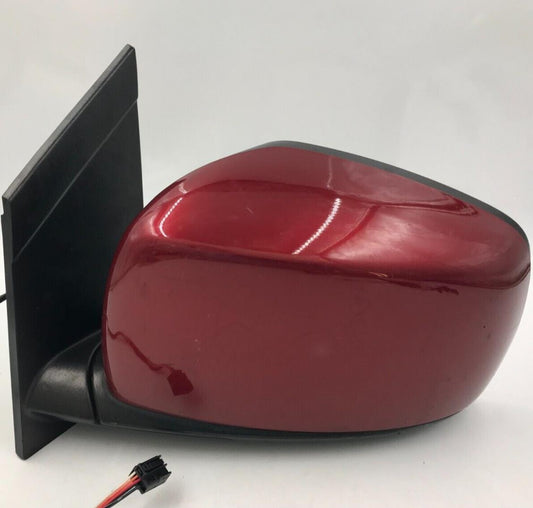 2008-2010 Dodge Caravan Driver Side Power Door Mirror Red OEM B02B31040